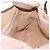 FENDI Bolsa de Ombro Celeria Couro Bege Prata 8BT093 - vista 23