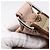 FENDI Bolsa de Ombro Celeria Couro Bege Prata 8BT093 - vista 8