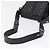 PRADA Bolsa de Ombro Studs Nylon Preto Prata - vista 7