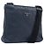 PRADA Schultertasche Vittero Dino Leather Navy Silver