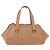 CHANEL COCO Mark Boston Bag Leather Beige Silver CC - vista 13