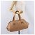 CHANEL COCO Mark Boston Bag Leather Beige Silver CC - vista 30