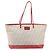 FENDI Zucca Canvas Tote Bag Beige Red 8BH185 - vista 13