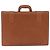 GUCCI Business Bag Leather Brown Gold - vista 2