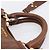 Miu Miu Matelasse Hand Bag Leather 2way Brown Gold - vista 15