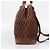 Miu Miu Matelasse Hand Bag Leather 2way Brown Gold - vista 3