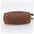 Miu Miu Matelasse Hand Bag Leather 2way Brown Gold - vista 5
