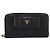 PRADA Cartera larga de piel Saffiano Negro Oro - vista 13