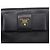 PRADA Cartera larga de piel Saffiano Negro Oro - vista 17