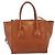 PRADA Hand Bag Leather 2way Brown Silver - vista 2
