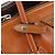 PRADA Hand Bag Leather 2way Brown Silver - vista 24