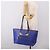 FENDI Monster Tote Bag Leather Blue Silver - vista 27