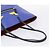 FENDI Monster Tote Bag Leather Blue Silver - vista 8