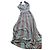 Autre Marque Nenette Milano Plissee Maxikleid