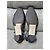 Décolleté slingback Chanel tweed nero e oro pelle - Ansicht 11