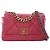 Chanel 19 Flap Medium in pelle d'agnello rosa