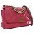 Chanel 19 Flap Medium in pelle d'agnello rosa - vista 13