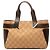 Borsa a mano Gucci in denim GG marrone