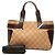 Borsa a mano Gucci in denim GG marrone - vista 7