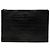 Autre Marque Portadocumentos Saint Laurent de piel grabada efecto cocodrilo negro