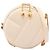 Bulgari Bvlgari Serpenti Cabochon Round Crossbody in pelle bianca