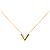 Collana Essential V Louis Vuitton Gold Plated Gold - vista 2