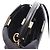 Borsa Satchel Fendi Peekaboo Iconic Mini in pelle nera - vista 4