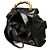 Bamboo Zaino Gucci Large in nylon nero con coulisse e bambù - vista 2