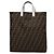 Fendi Shopping Tote aus braunem Zucca Canvas