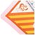 Hermès Orange Geometrie Cretoise Seidentuch 90 - Ansicht 7
