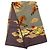 Pañuelo de seda Hermès Brown Galop Volant 90