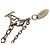 Collana Louis Vuitton Silver Brass Crystal Gamble Station - vista 5