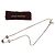 Collana Louis Vuitton Silver Brass Crystal Gamble Station - vista 6