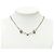 Collana Louis Vuitton Silver Brass Crystal Gamble Station - vista 7