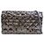 Chanel Silver Quilted Mirror Calfskin Reissue 2.55 Double Flap 225
