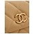 Chanel Beige CC Quilted Lambskin Faux Pearl Top Handle Flap - vista 8