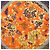 Pañuelo de seda Hermès Gray World Map 90 - vista 2