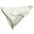 Clutch triangular LOEWE de piel de becerro blanca con lazo y cuña