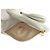 Clutch triangular LOEWE de piel de becerro blanca con lazo y cuña - vista 4