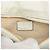 Clutch triangular LOEWE de piel de becerro blanca con lazo y cuña - vista 5
