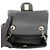Borsa a tracolla con catena Chanel in tweed nero - vista 5