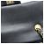 Borsa a tracolla con catena Chanel in tweed nero - vista 9