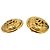 Chanel Coco Mark Gold Clip-Ohrringe - Ansicht 6