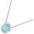 Autre Marque Collana Tiffany & Co. T Circle Turquoise Diamond