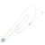 Autre Marque Collana Tiffany & Co. T Circle Turquoise Diamond - vista 2