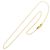 Collana a catena Louis Vuitton in oro giallo 18K - vista 2