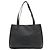 Borsa Tote/Spalla Chanel in pelle di vitello martellata nera