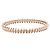 Bracciale con charm Cartier in oro rosa 18K - vista 3