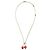 Collar Valentino Cherryfic de metal y esmalte