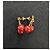 Pendientes Valentino Cherryfic de metal y esmalte - vista 5